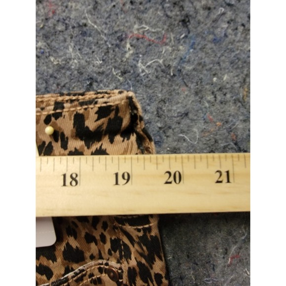 Terra & Sky Core Straight Leg‎ Demin Leopard Size 16W High Rise - Picture 4 of 8